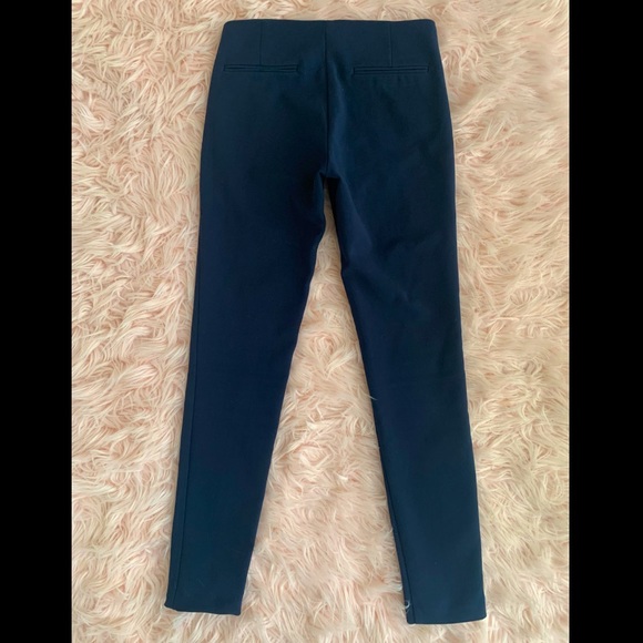 ZARA Navy Blue Skinny Pants - Picture 4 of 6